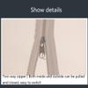 BUJOG Pop-Up Mosquito Net Bed Canopy, Foldable Travel Net, Double-Zip Camping Tent Net, Balloon Gray, 1.8 x 2.0 m view 2