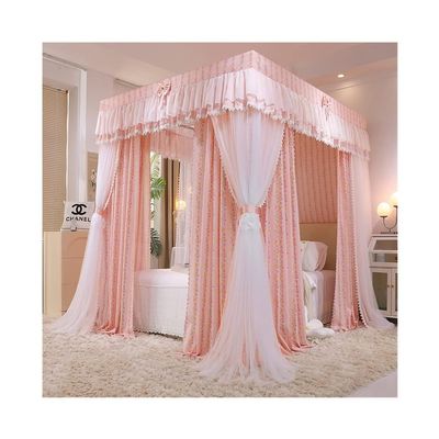 BUJOG Princess-Style Bed Canopy Curtain, Decorative Mosquito Net