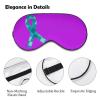 Sleep Mask for Ovarian Cancer Awareness, Eye Protection, Adjustable Strap view 3