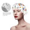 LGBT Gay Shower Cap, Reusable Double-Layer Waterproof Cap for Women with Long Hair, 1 Pack view 3