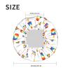 LGBT Gay Shower Cap, Reusable Double-Layer Waterproof Cap for Women with Long Hair, 1 Pack view 4