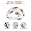 Color10 Peacock Reusable Shower Cap for Women and Girls, Long Hair, Double-Layer, Waterproof, 1 Pack view 2