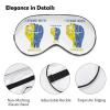 I Stand with Ukraine Sleep Masks, Eye Protection, Blackout, Adjustable Elastic Band, Night Eye Cover for Women, Men, Yoga, Travel, and Naps view 3