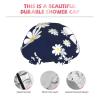 Color3 Moroccan Reusable Shower Cap, Double-Layer Waterproof, for Long Hair, 1 Pack view 2