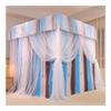 Mosquito Net for 1.2 m/4 ft Bed, Princess-Style Decorative Bed Canopy with Support Poles, Style 5, 1.2 x 2 x 2 m view 1
