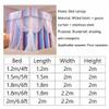 Mosquito Net for 1.2 m/4 ft Bed, Princess-Style Decorative Bed Canopy with Support Poles, Style 5, 1.2 x 2 x 2 m view 2