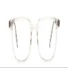NOVESIXTDAT Stylish Reading Glasses for Women and Men, Square HD Readers with Blue-Light Blocking, Anti-Glare Computer Glasses (Color: Transparent, Size: +2.00) view 2