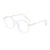NOVESIXTDAT Oval Reading Glasses, HD Blue-Light-Blocking, Glare-Free Computer Glasses, White, +0.50 view 1