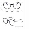 NOVESIXTDAT Oval Reading Glasses, HD Blue-Light-Blocking, Glare-Free Computer Glasses, White, +0.50 view 3