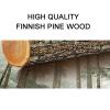 Threshold Ramp for 7–15 cm Doors, Portable Wooden Wheelchair and Curb Ramp, Non-Slip, 35 × 38.8 × 14 cm view 2