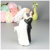 Uteruik Bride and Groom Cake Topper Statue, Wedding Cake Decoration (#A) view 1