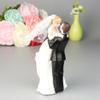 Uteruik Bride and Groom Cake Topper Statue, Wedding Cake Decoration (#A) view 3