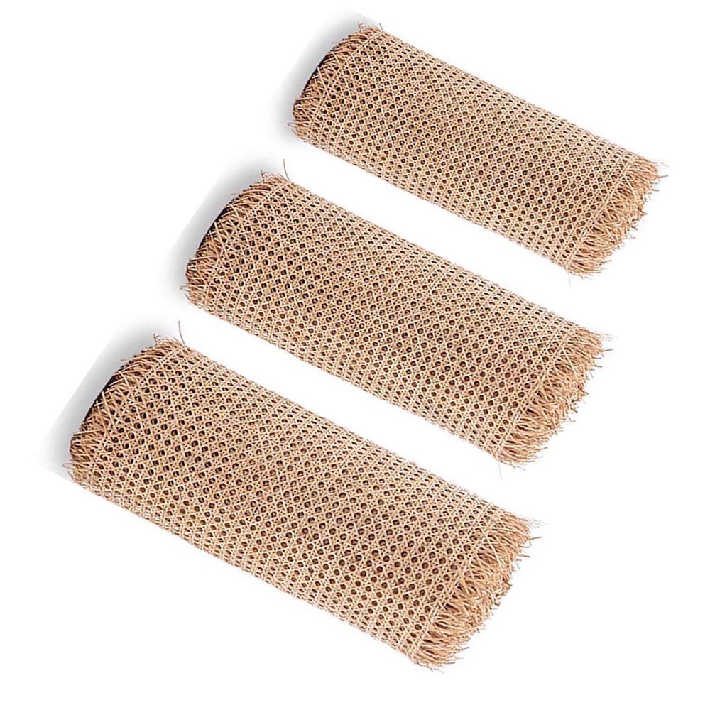 HASMI Natural Rattan Cane Roll, Woven Cane Material, Hexagonal Weave, 70 cm × 100 cm (28 in × 40 in)