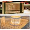 HASMI Natural Rattan Cane Roll, Woven Cane Material, Hexagonal Weave, 70 cm × 100 cm (28 in × 40 in) view 4