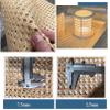HASMI Rattan Cane Webbing, Woven Hexagonal Rattan Roll, 90 cm × 100 cm (36 in × 40 in) view 4