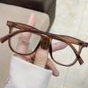 NOVESIXTDAT Oversized Blue-Light-Blocking Reading Glasses for Women/Men, Brown, +0.00 view 3