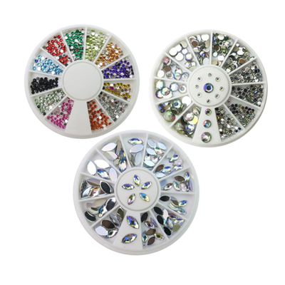 Resin Nail Art Turntables for DIY, 3 Pieces