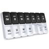 AUVON 7-Day Pill Organizer, Morning and Evening, Large Compartments, BPA-Free view 1