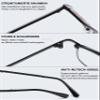 Lanomi Foldable Progressive Reading Glasses view 4