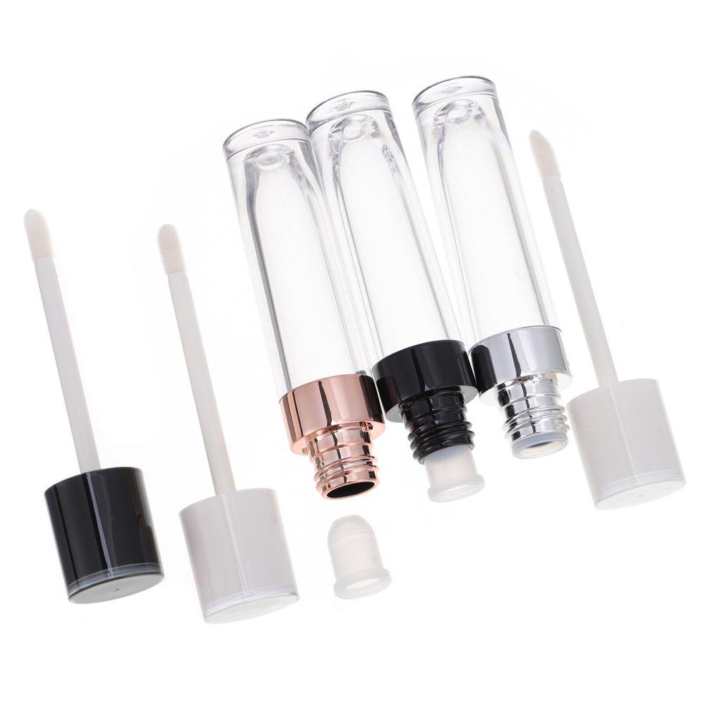 minkissy 9-Piece Empty Refillable Lip Gloss Tubes, Reusable DIY Cosmetic Containers for Lip Gloss and Lip Balm