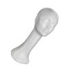 Beavorty White Foam Mannequin Head and Stand for Wigs and Glasses view 1