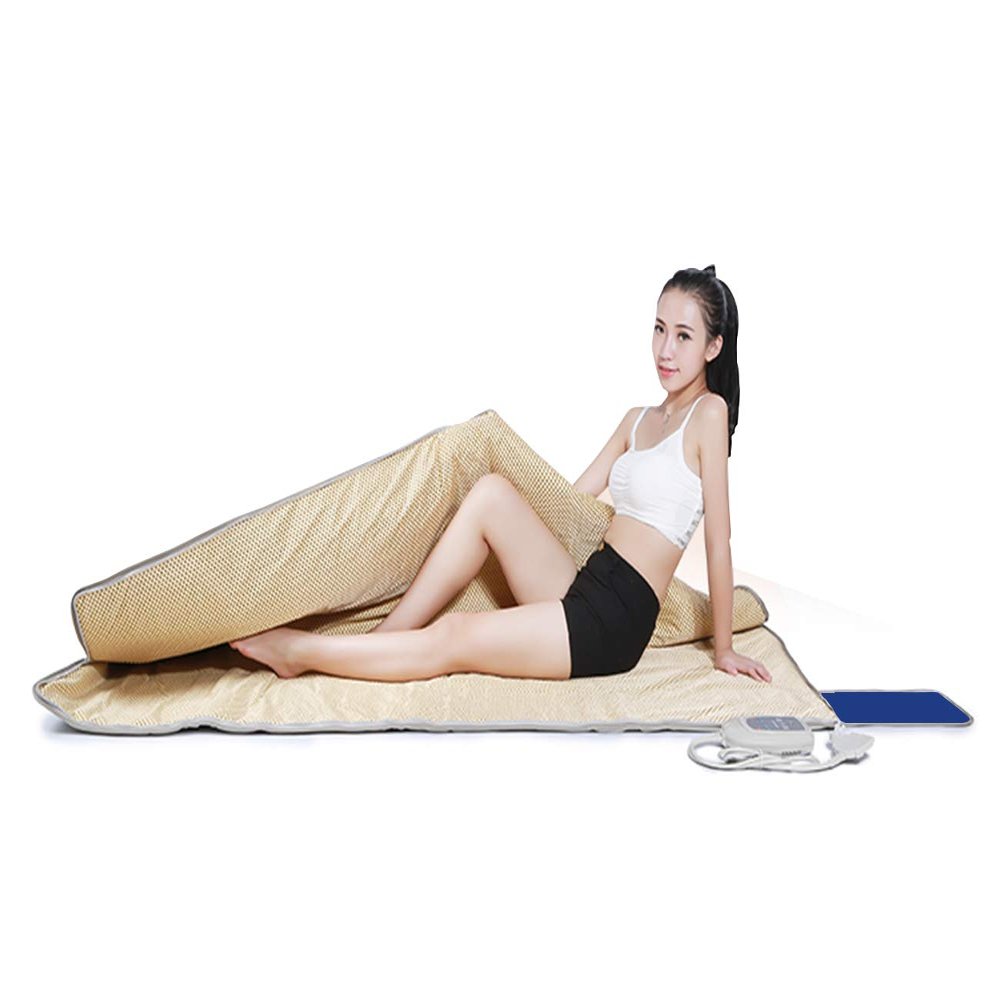 Samnuerly Body Shaper Digital Far-Infrared Sauna Blanket with 2-Zone Controller ETD801