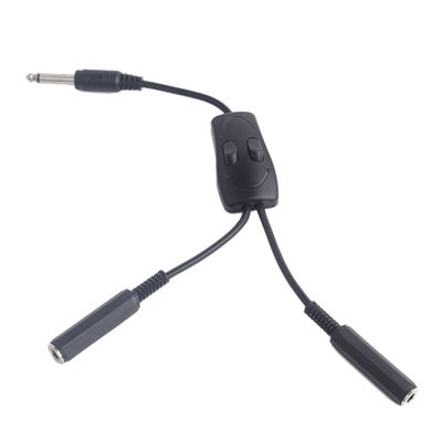 Tattoo Clip Cord for Machine with Dual Control, Plastic, Black