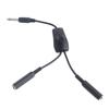 Tattoo Clip Cord for Machine with Dual Control, Plastic, Black view 1