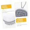 FOMIYES 3-Piece Silicone Scalp Massage Brush, Exfoliating Brush for Shower and Body, Portable, for Boys, Girls, and Adults view 4