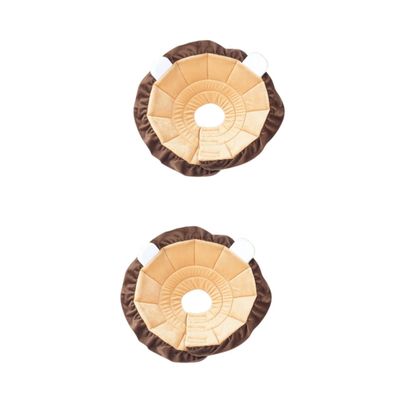 Mipcase 2-Pack Pet Recovery Collars, Lion Style