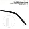 LALAFINA Non-Slip Silicone Eyeglass Temple Grips, 20 Pieces, Clear view 2