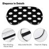 Sleep Eye Mask with Large Polka Dots and Adjustable Strap view 3