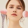 JSCARLIFE Makeup Brush, Large Pink Foundation and Powder Brush view 4