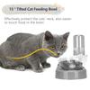 15° Inclined Cat Bowl with Stand and Gravity Water Dispenser view 2