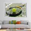 3D Tennis Wall Breakthrough Sticker for Kids' Room, Removable Vinyl, 35.4 x 23.6 in view 4