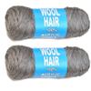 Wudaizhi Brazilian Wool Hair, Gray Acrylic Yarn for Braids, Crochet, Wraps and Dreadlocks view 1