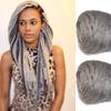Wudaizhi Brazilian Wool Hair, Gray Acrylic Yarn for Braids, Crochet, Wraps and Dreadlocks view 4