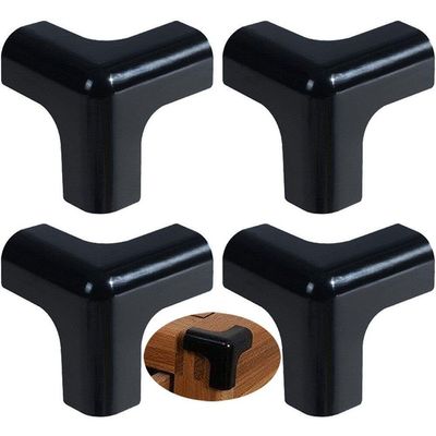 Wudaizhi Baby Corner Guards, 4-Pack, Soft Edge Protectors for Tables and Furniture