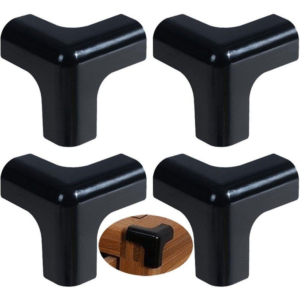 Wudaizhi Baby Corner Guards, 4-Pack, Soft Edge Protectors for Tables and Furniture