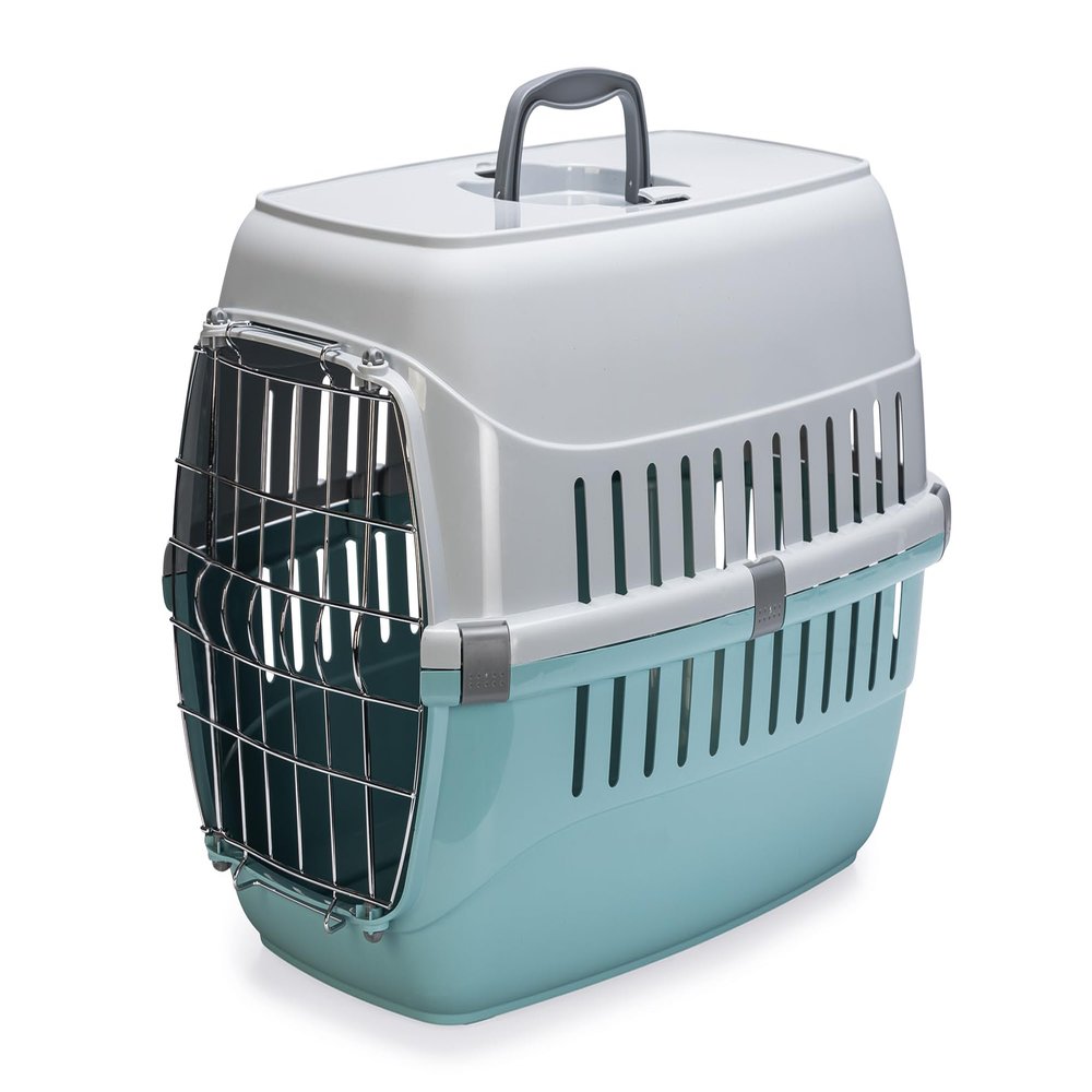 Karlie Eco Tourist 2 Pet Carrier, 56 x 36 x 36 cm, Aquamarine