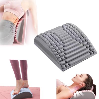 Refresh Neck and Back Stretcher, Adjustable Spine Board, Gray