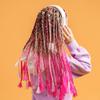 24 in/60 cm Ombre Braiding Hair Extensions, 5-Piece Kanekalon Jumbo Braids view 3