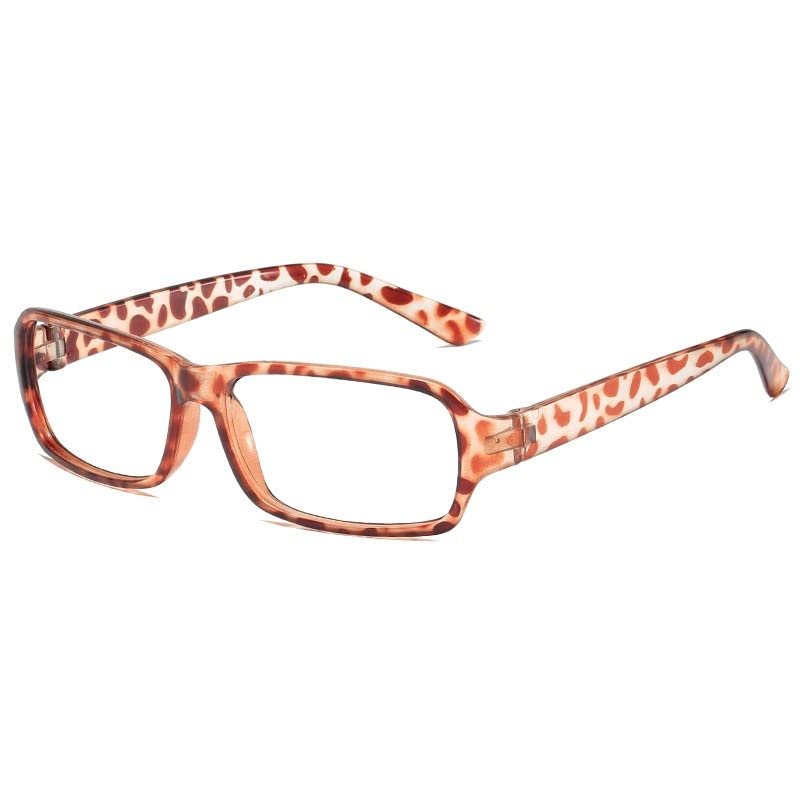 LTSRLL Stylish Round Rectangular Reading Glasses, Classic Blue-Light-Blocking Computer Reading Glasses for Men, Anti-Eye-Fatigue Glasses (Color: Tea Tortoiseshell, Strength: +2.00)