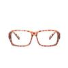 LTSRLL Stylish Round Rectangular Reading Glasses, Classic Blue-Light-Blocking Computer Reading Glasses for Men, Anti-Eye-Fatigue Glasses (Color: Tea Tortoiseshell, Strength: +2.00) view 2