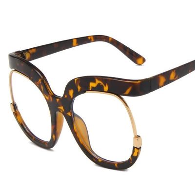 LTSRLL Stylish Round Reading Glasses for Women, Personalized Fashion Blue-Light-Blocking Reading Glasses, Anti-Glare Eyeglasses (Color: Tortoiseshell, Size: +2.00)