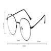 LTSRLL Trendy Round-Frame Reading Glasses, Retro Oval Anti-Blue-Light Computer Readers, Unbreakable Eye-Strain Relief Glasses (Color: Rose Gold, Size: +1.00) view 3