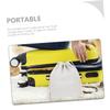 minkissy 2-Piece Hair Dryer Storage Bags with Drawstring, Makeup and Travel Pouches view 3