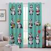GIOVIA 3D Panda Blackout Curtains, 2-Piece Set, 59 x 65 in view 2