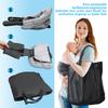 Herrselsam Baby Table Chair, Portable Folding Booster Seat with Carry Bag view 3