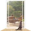 Pet Screen Door with Zipper, 90 x 210 cm, White view 1